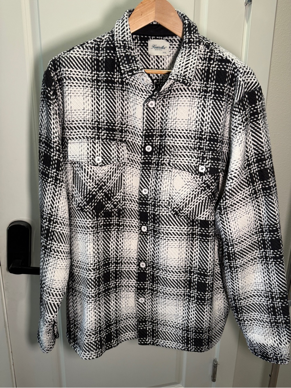 KUWALLA-TEE - Men’s Woven Plaid Long-Sleeve Overshirt, in 2XL